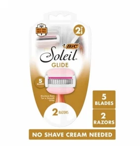 Soleil Glide, Disposable Razors, 2 Razors - Picture 1 of 5