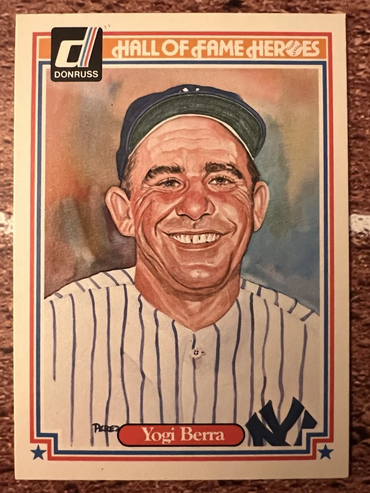 Donruss Salón de la Fama Héroes 1983 Yogi Berra Yankees de Nueva York Foto 1 de 1