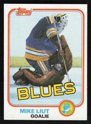 1981-82 Topps #20 Mike Liut Card  - Image 1 of 2
