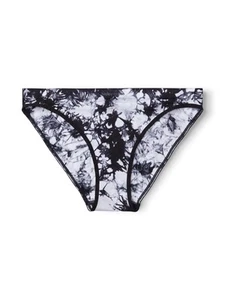 Happy Nation Girls Cool & Comfy Seamless Bikini Underwear Black Tie Dye Size L - Picture 1 of 2