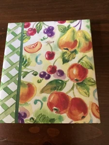 C.R. Gibson Fruit Fusion Refillable 6-Ring Address & Telephone Book - Picture 1 of 9