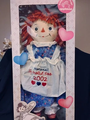 Vintage Applause Raggedy Ann Doll National Toy Hall Of Fame 2002 NIB 18" - Image 1 of 4