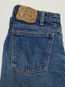 30x34 Vintage Orange Tab Levi 505s USA Made Straight Leg Jeans. ✔️ Measurements - Picture 1 of 9