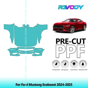 PreCut Paint Protection PPF Kit For Ford Mustang Ecoboost 2024-2025 - Picture 1 of 7