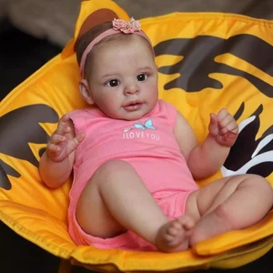 20ZOLL Reborn Puppen Baby Weich Silikon-Vinyl Lebensecht Mädchen Handgefertigt - Bild 1 von 12