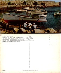 Postal de Rockport Pigeon Cove Harbor Massachusetts - Imagen 1 de 1