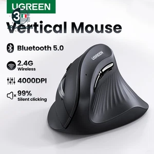 Mouse Verticale UGREEN Wireless Bluetooth5.0 2.4G Ergonomico 4000DPI 6 Pulsanti - Afbeelding 1 van 11
