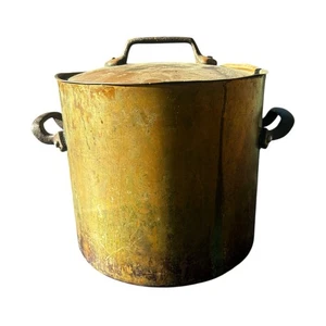 "Mangos de utensilios de cocina vintage de cobre ligeramente usados 8,75"" diámetro 8,5 de alto" - Imagen 1 de 20