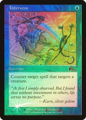 Urza's Legacy  MTG  FOIL  Intervene   Magic - Image 1 of 2