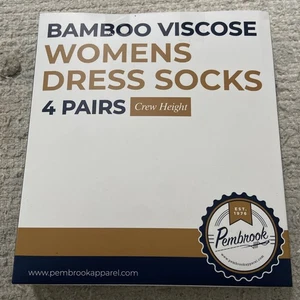 Pembrook Anzugsocken 4 Paar groß neu im Karton Damen Bambus - Bild 1 von 2