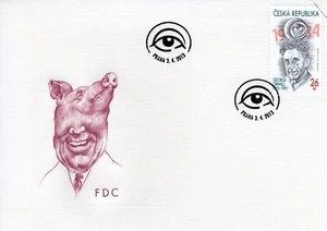 CZECH REPUBLIC 2013 Personalities - George Orwell, 1903 - 1950 FDC6098 - Picture 1 of 1