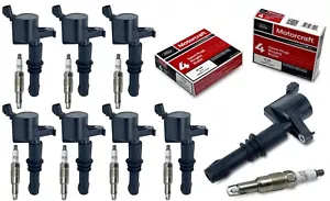 8 Ignition Coil DG511+8 Motorcraft OEM Plugs SP546 SP-546 PZH14F FIT for Ford🔥 - Picture 1 of 9