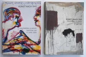 2 Auction Catalogs ART AFTER 1945 American & Int'l Hauswedell Nolte 1999 + 2000 - Picture 1 of 8