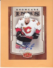 CHUCK KOBASEW 2006-07 FLAIR SHOWCASE INKS AUTOGRAPH #I-KO CALGARY FLAMES  A1