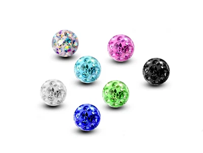 Piezas de repuesto de bola perforadora, bola suelta - 2 piezas bola de discoteca recubierta roscada Foto 1 de 4