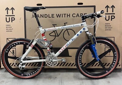 STORCK Adrenalin Team Atlanta 1996, SPINERGY, Syncros, SID, FOX, XT, IRC Mythos - Bild 1 von 4