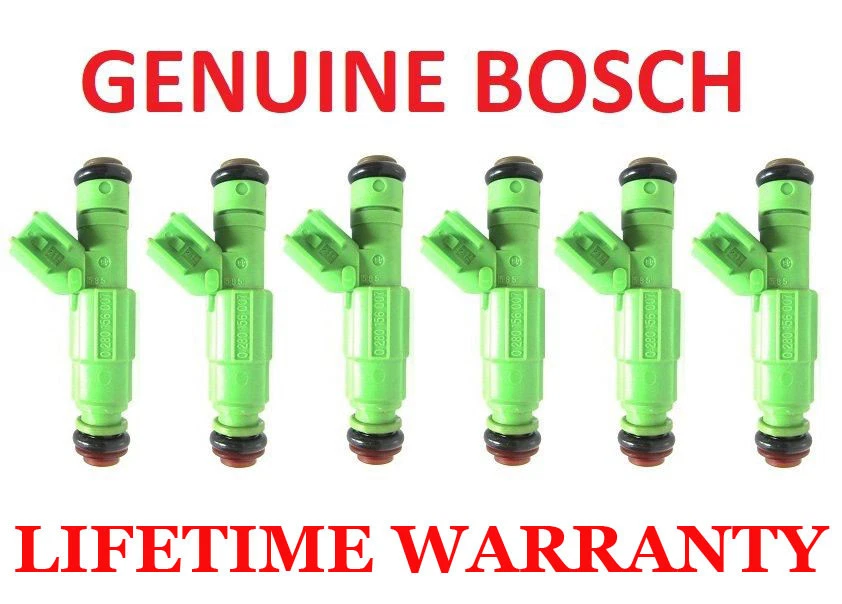 6X Genuine Bosch Fuel Injectors for Dodge Caravan Chrysler Town & Country  3.3L - Image 1 of 1