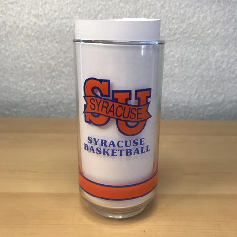 Syracuse University ~ Orange ~ Big East Basketball Vintage Getty Gas Promo Glass Cover