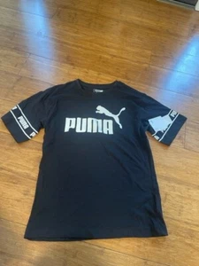 PUMA Boy's T shirt Black Size Large new with tags - Picture 1 of 3