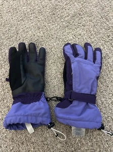Purple Lands’ End Girls Winter Gloves Size L - Picture 1 of 8