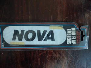 ACCESORIO DE ÉPOCA - PAR DE EMBLEMAS MUDFLAP - SE ADAPTA A: VAUXHALL NOVA (1983-93) - Imagen 1 de 1