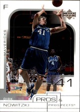2001-02 Upper Deck Pros and Prospects Basketball #18 Dirk Nowitzki