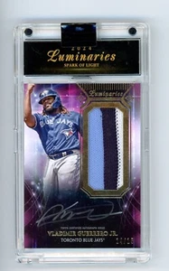 Vladimir Guerrero Jr. 2024 Topps Luminaries Spark of Light patch auto #'d 14/15 - Picture 1 of 4