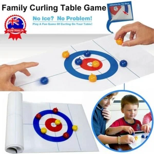 Adult Kids Table Game Curling Bowling Training Tabletop Ball Family Fun Toy TK - Picture 1 of 12