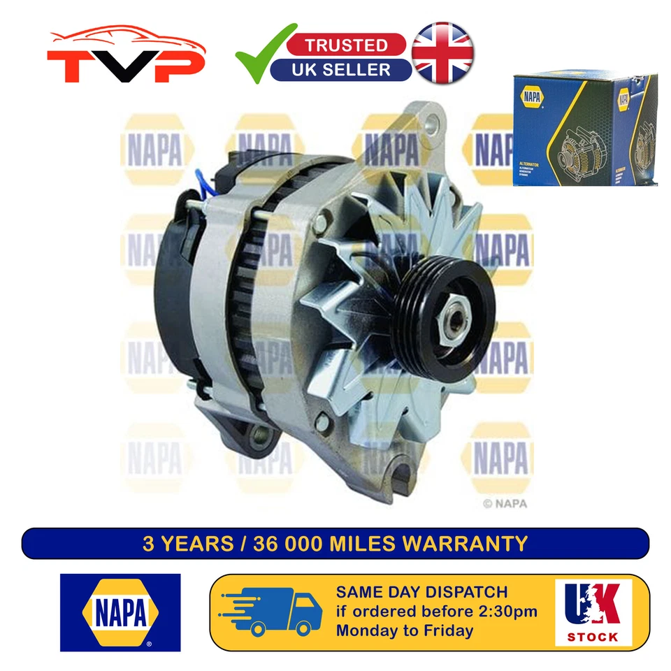 Napa Alternator For Peugeot 305 1982-1988 1.6 1.9 NAL1755 - Image 1 of 1