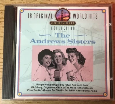 Andrews Sisters 16 original world hits-Golden gate collection - CD - Z. sehr gut - Bild 1 von 3