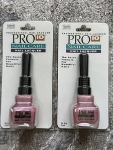 Professional Nail Lacquer Pro 10 Nail Care .50 Fl Oz /14ml - Color Unknown 2pcs - Picture 1 of 6