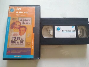 Ser Or No Ser Ernst Lubitsch Carol Lombard Benny - VHS Cinta Español - Picture 1 of 3