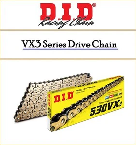 Kawasaki ZRX 1100 C 1997 [DID Gold VX3 Series Motorcycle Chain] - Picture 1 of 1