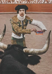 2008 Orbit Chewing Gum - Matador, Charging Bull, Pack Flag - Print Ad Photo - Picture 1 of 1