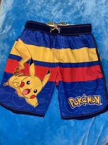 Boys Pokémon Pikachu Size 4/5 Child Swim Truck - Picture 1 of 9