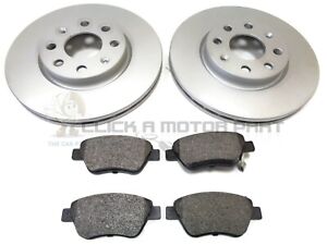 VAUXHALL CORSA D 1.2 1.3 CDTI 1.4 2006-2014 FRONT 2 VENTED BRAKE DISCS AND PADS