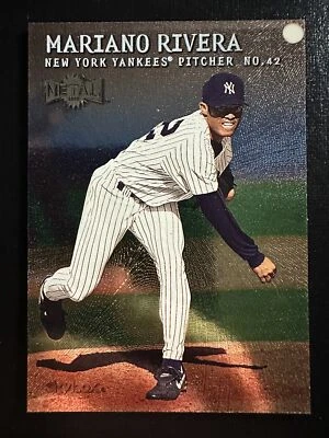 Tarjeta de béisbol de metal Mariano Rivera 2000 Skybox New York Yankees #135 Foto 1 de 2