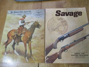 1981 Savage Arms & 95 Marlin Firearms Catalog - Picture 1 of 3