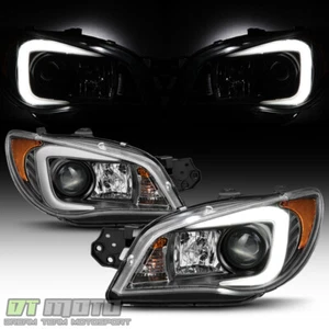 For 2006-2007 Subaru Impreza WRX STI HID Model LED Tube DRL Projector Headlights - Picture 1 of 10
