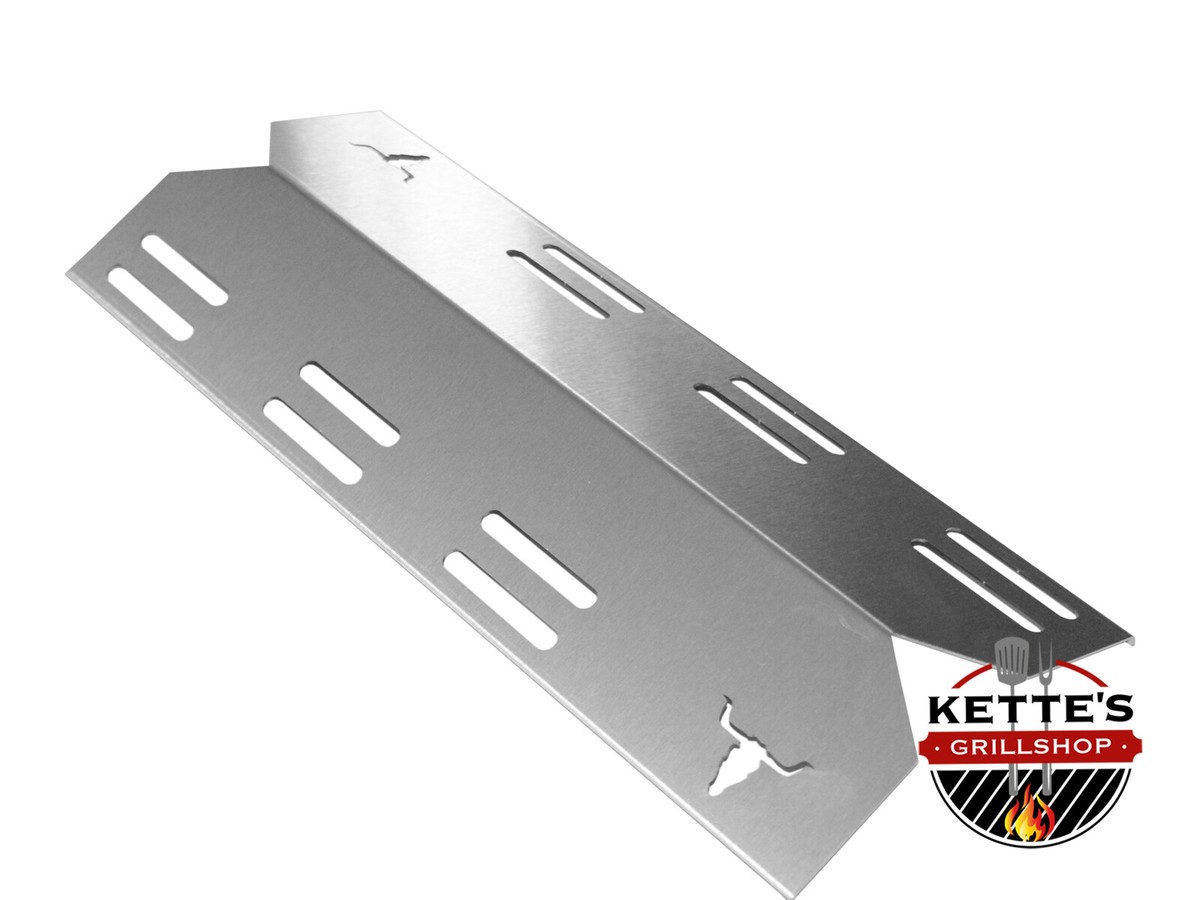 Copertura Bruciatore Acciaio Inox Per Landmann Rexon 3.0 E 3.1 - 35,5x16x3,5 Cm