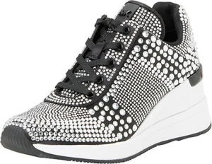 Zapatillas deportivas Michael Kors Georgie Crystal Trainer para mujer, negras, 36,5 EU, 4,5 UK - Imagen 1 de 9