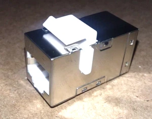 RJ45 CAT.5e FTP Network F/F Inline Keystone Panel Through Coupler - Picture 1 of 2