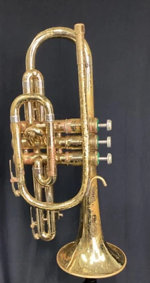 VINTAGE OLDS AMBASSADOR Cornet (For parts not working) - Image 1 of 4