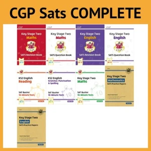 New CGP KS2 SATS Bundle 9 Books Complete Practice Answers Set 2025 Tests - Picture 1 of 12