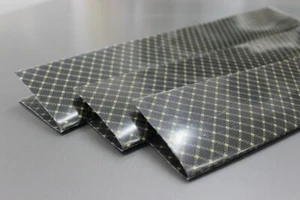 Hecho en la UE carbono ligero híbrido D-box, superficie lisa, 43" de largo, 1K carbono-aramida - Imagen 1 de 4