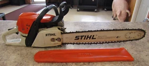 Stihl MS 391 MS391 MS391-Z 20" Bar Gas Chainsaw Starts Runs Idle w/ bar - Picture 1 of 18