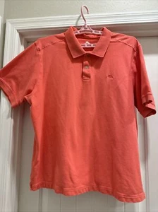 Tommy Bahama Polo Shirt Men's SZ 3XL Coral 100% Cotton Short Sleeve - Picture 1 of 16