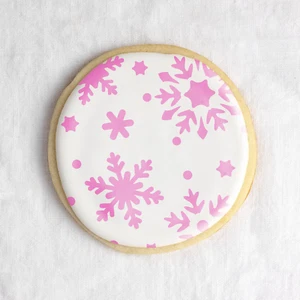Plantilla de galletas Snowflakes - plantillas Mylar duraderas y reutilizables - Imagen 1 de 6