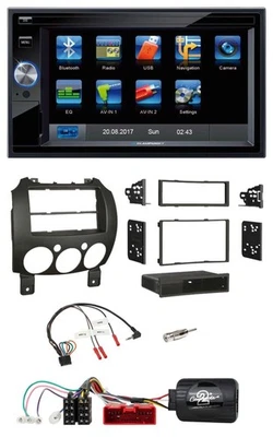 Blaupunkt SD Bluetooth 2DIN MP3 USB Lenkrad Autoradio für Mazda 2 2007-2014 - Bild 1 von 4