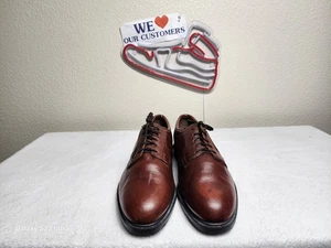 The All American Schuhe Herren Freizeit Elegant Braun Leder Kappe Zehe Oxford-Schuhe Größe 12 - Bild 1 von 8